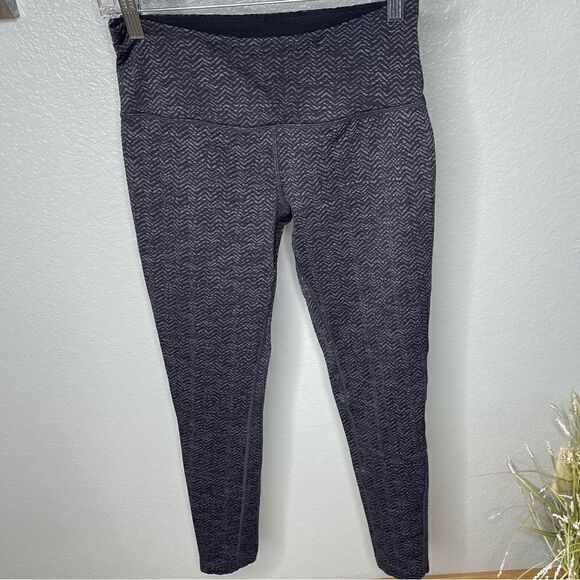 Mondetta Performance + Luxury Blue Silver Herringbone Leggings Size Small - Picture 11 of 11
